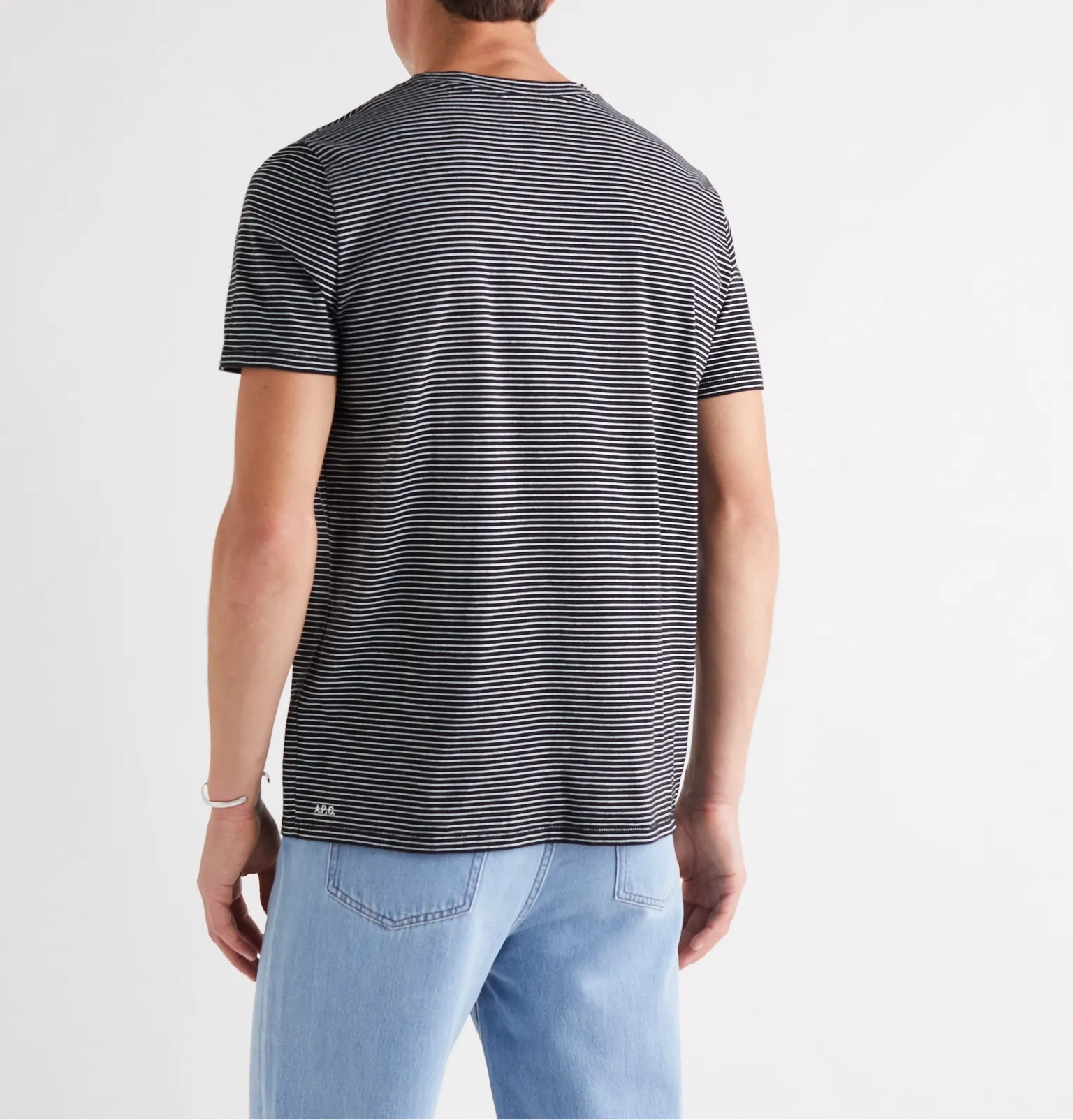 Diego Striped Cotton-Jersey T-Shirt - 4