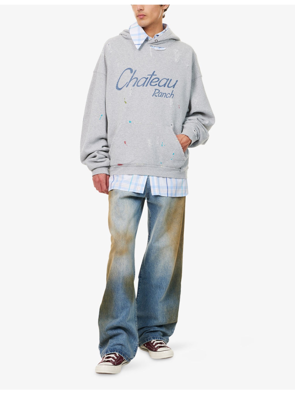 Chateau Ranch Graphic-Print Cotton Hoody - 2