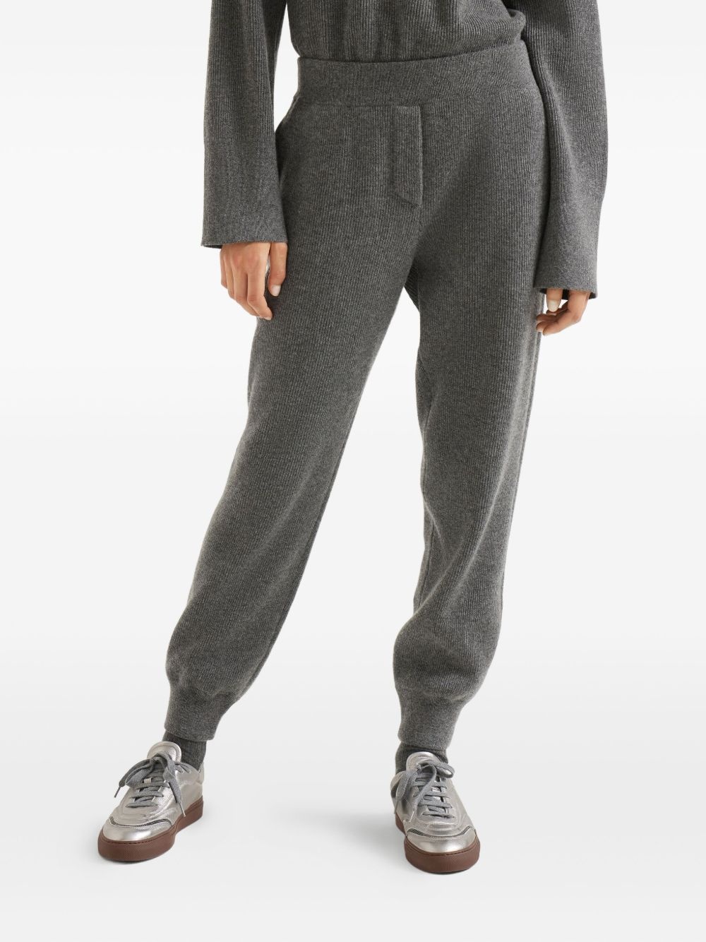 ribbed cashmere trousers - 3