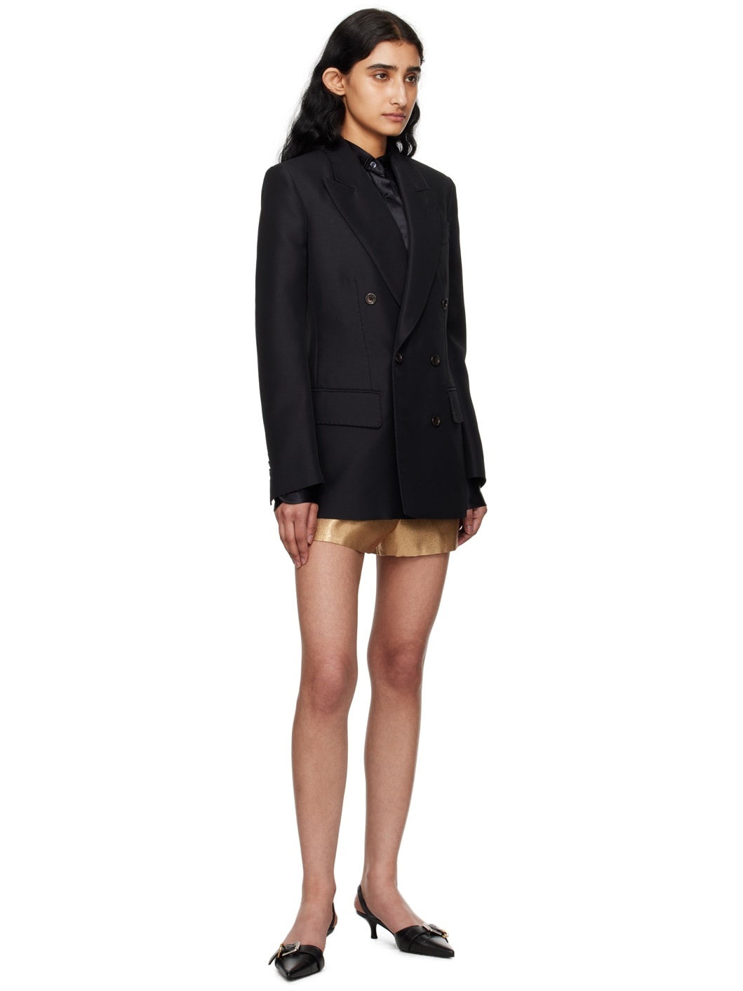 Black Wallis Blazer - 4