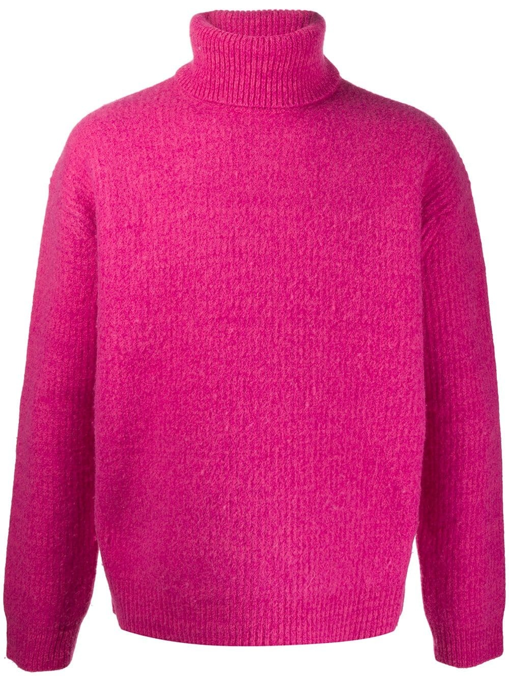 ribbed roll-neck jumper - 1