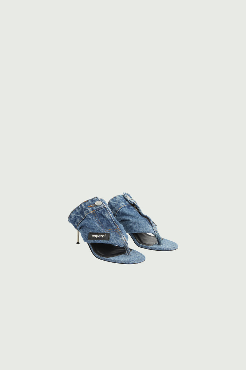 Denim Open Thong Sandal 3