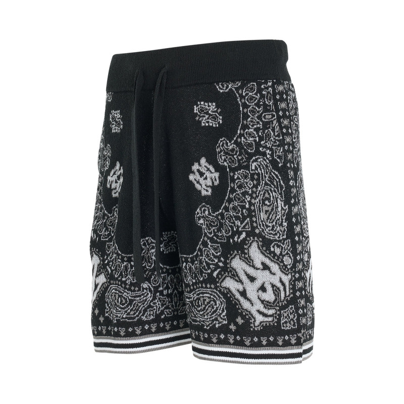 AMIRI Bandana Shorts in Black outlook