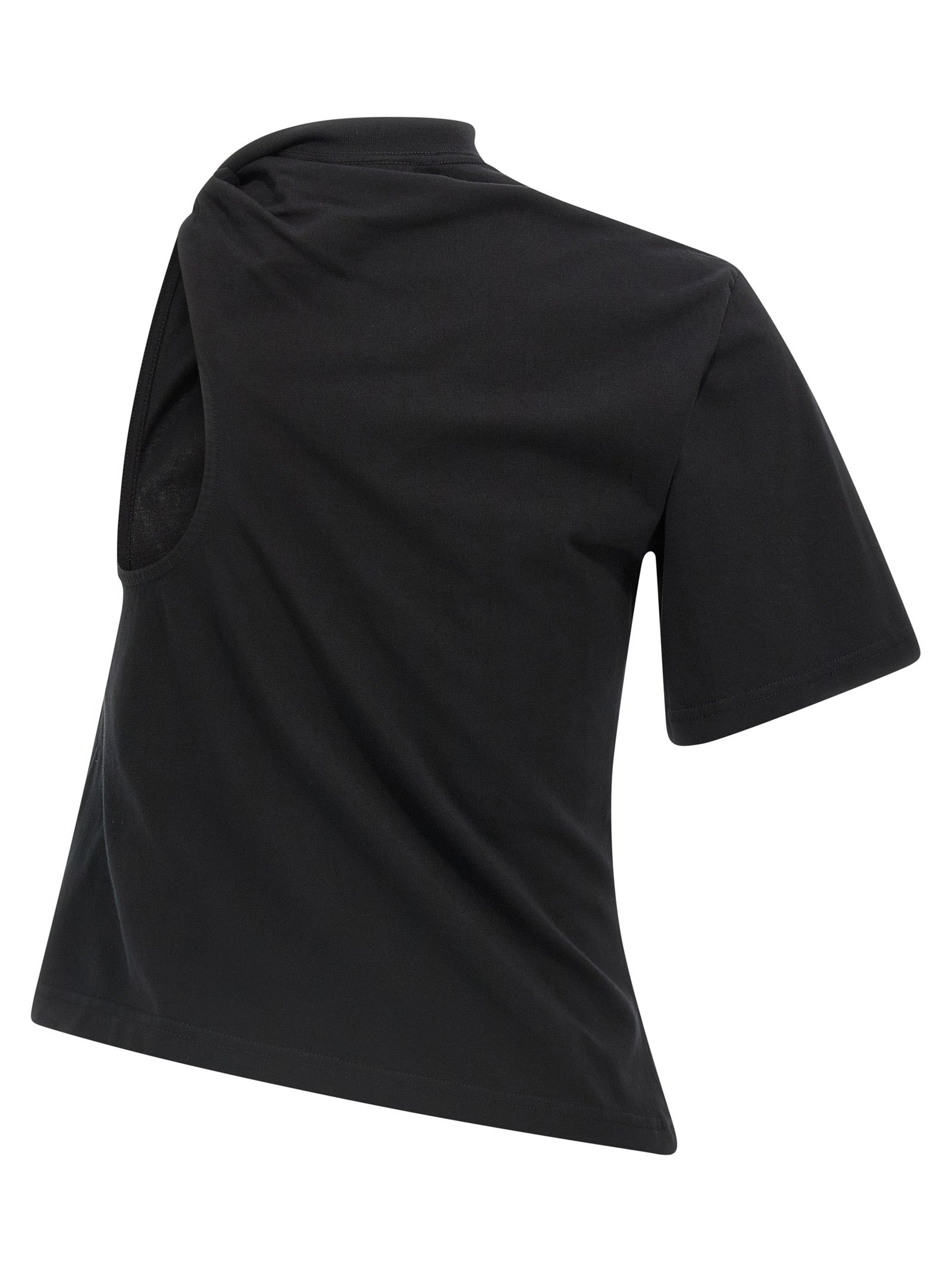 Courreges Women 'Twist Asymmetrical' T-Shirt - 2