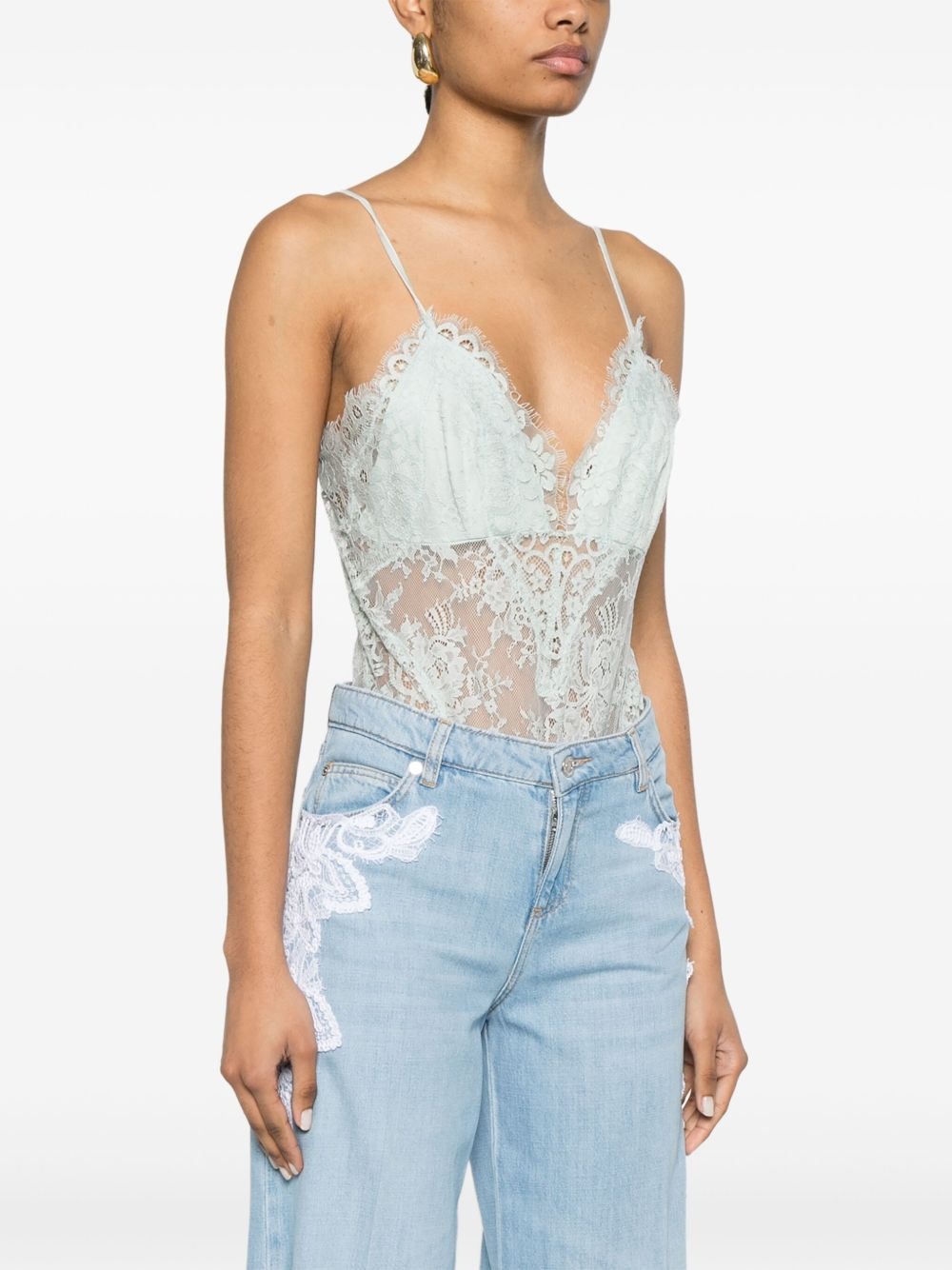 Lace Teddy bodysuit - 3