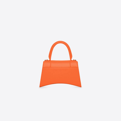 BALENCIAGA Women's Year Of The Tiger Hourglass Small Handbag Box in Orange outlook