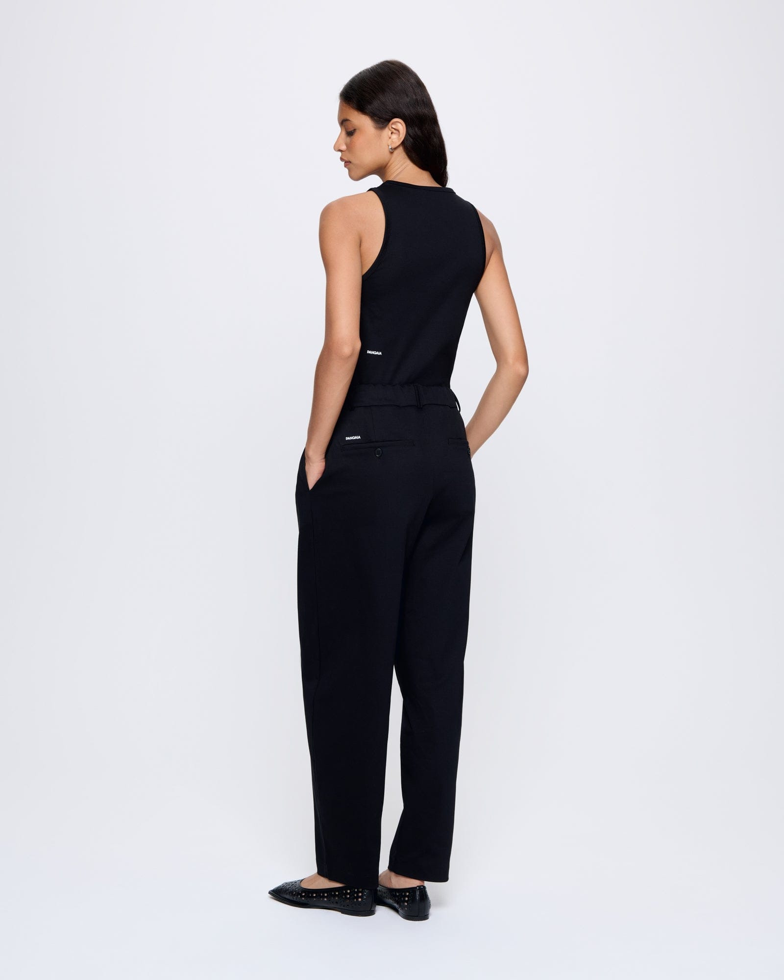 Womens  Interlock Trousers - Black - 5