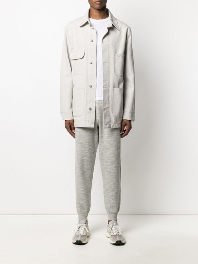 Jil Sander tapered track pants outlook