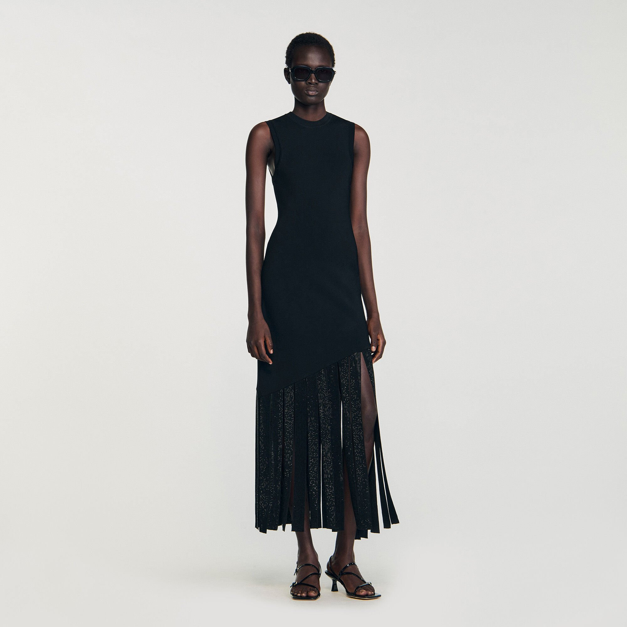 FRINGED MAXI DRESS - 1