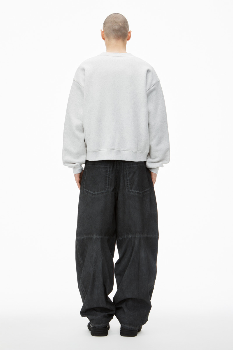 CREWNECK PULLOVER IN DENSE FLEECE 4