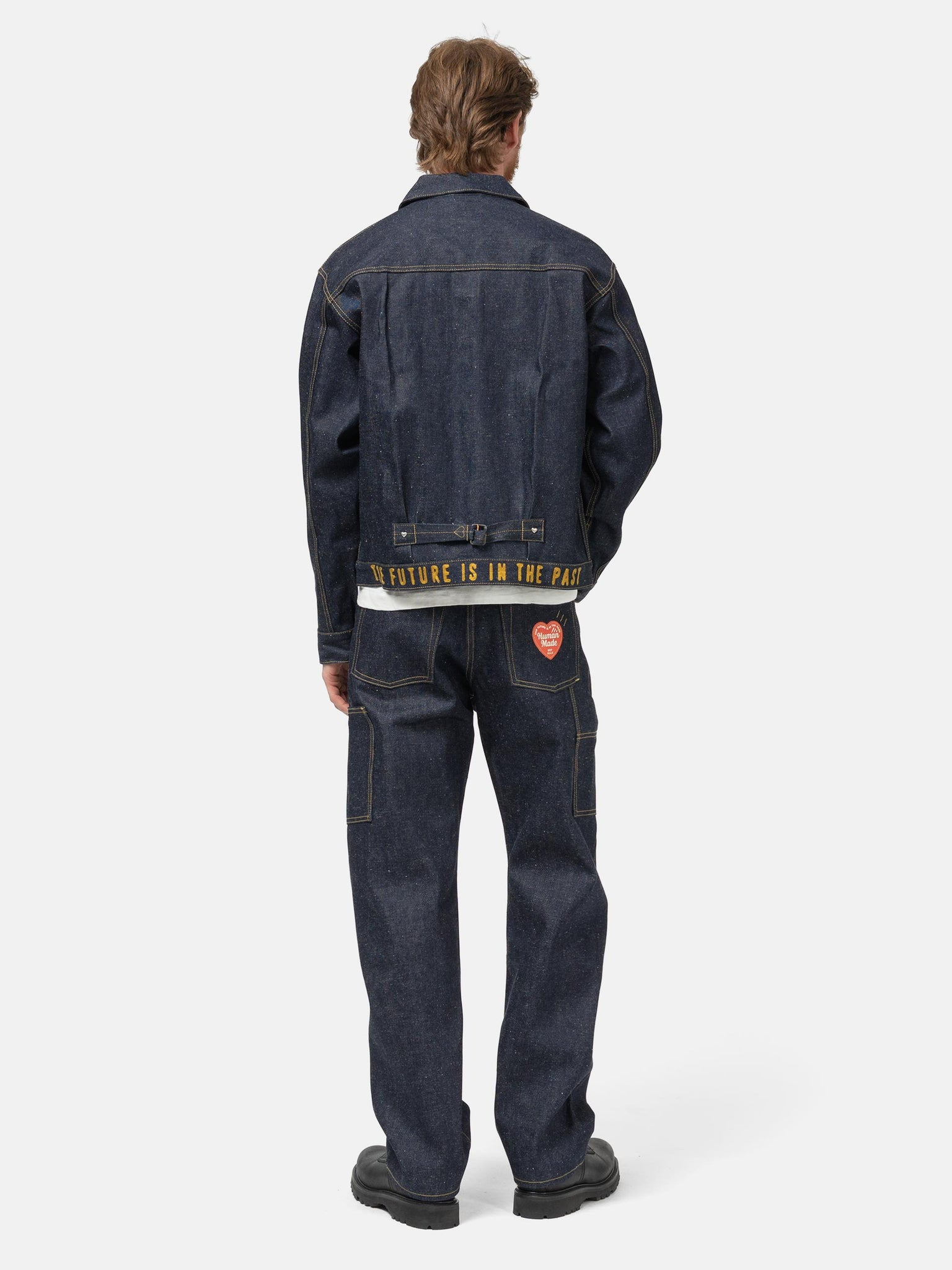 Straight Denim Pants Past Indigo - 4