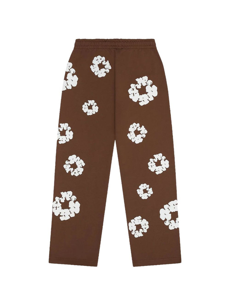 DENIM TEARS wreath open hem sweatpants outlook