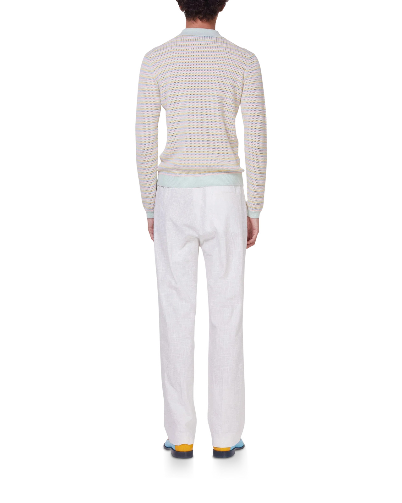 Mint Striped Polo Shirt - 3