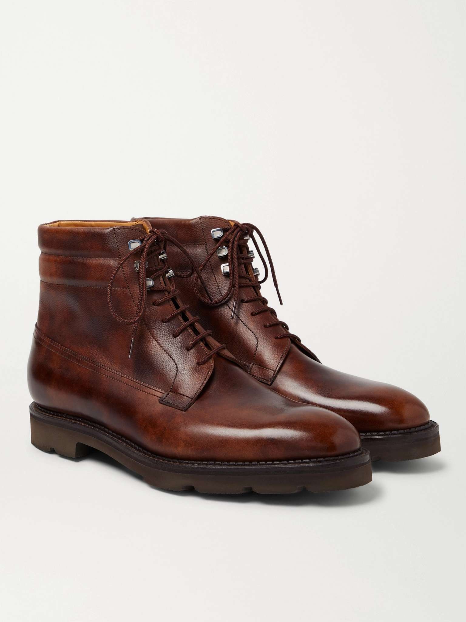 Alder Full-Grain Leather Boots - 4