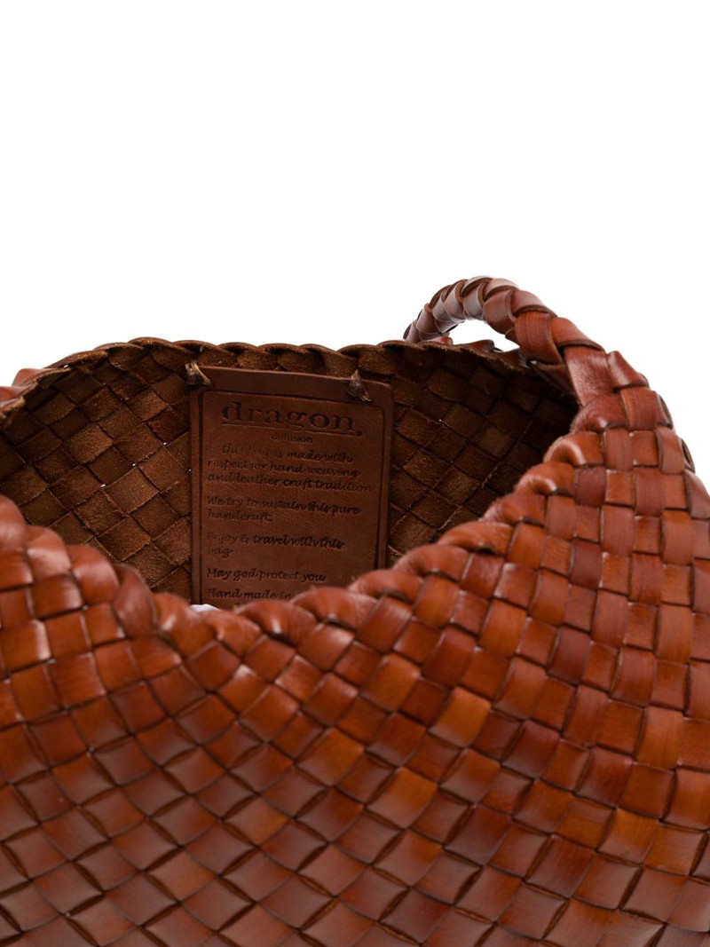 Rosanna woven-leather shoulder bag 5