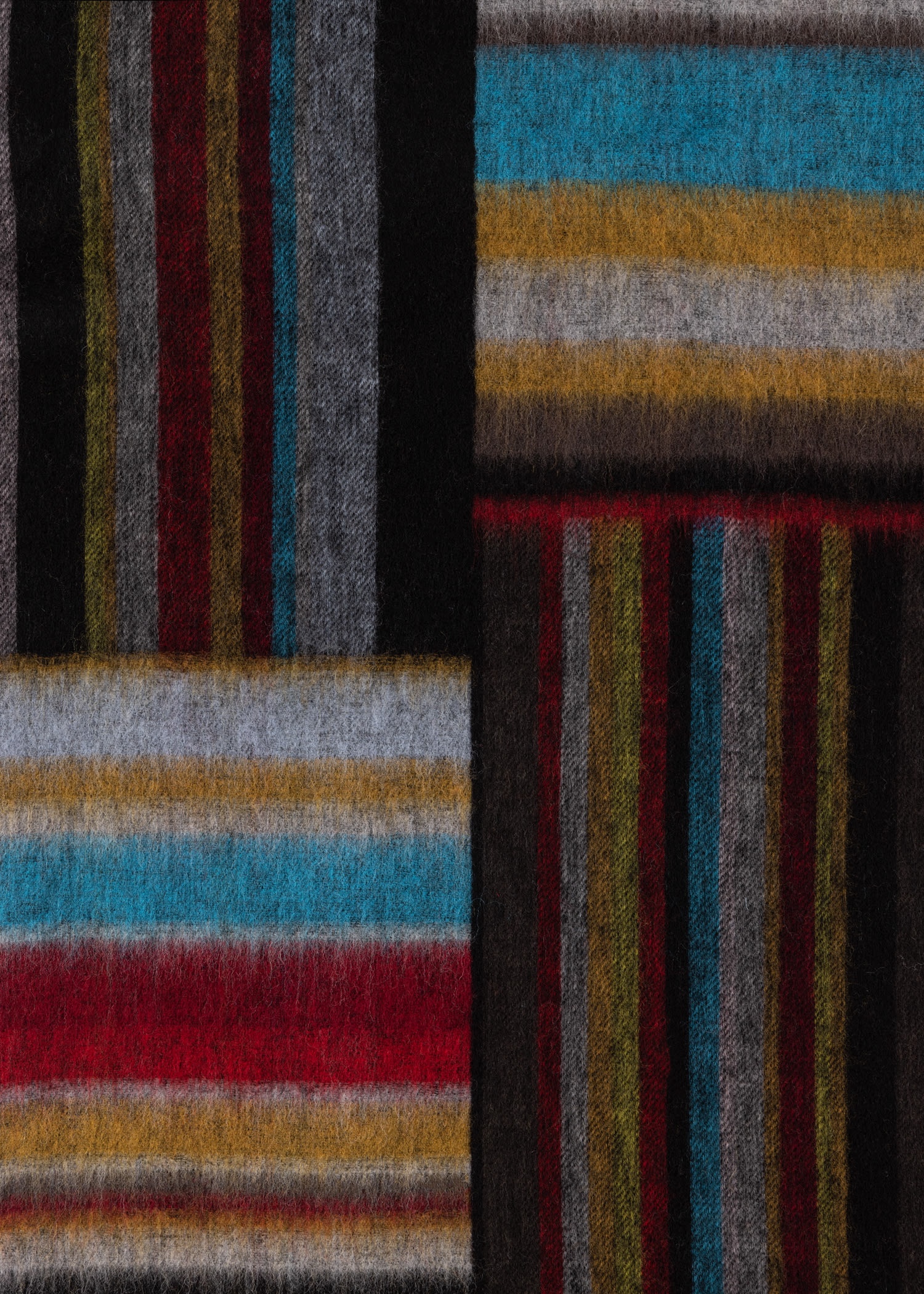 Mixed 'Signature Stripe' Scarf - 3