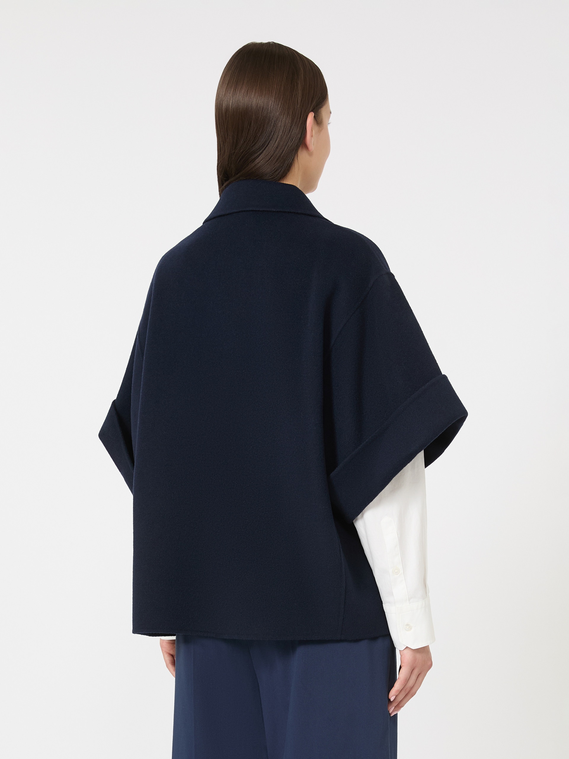 PERA Short wool broadcloth coat - 4