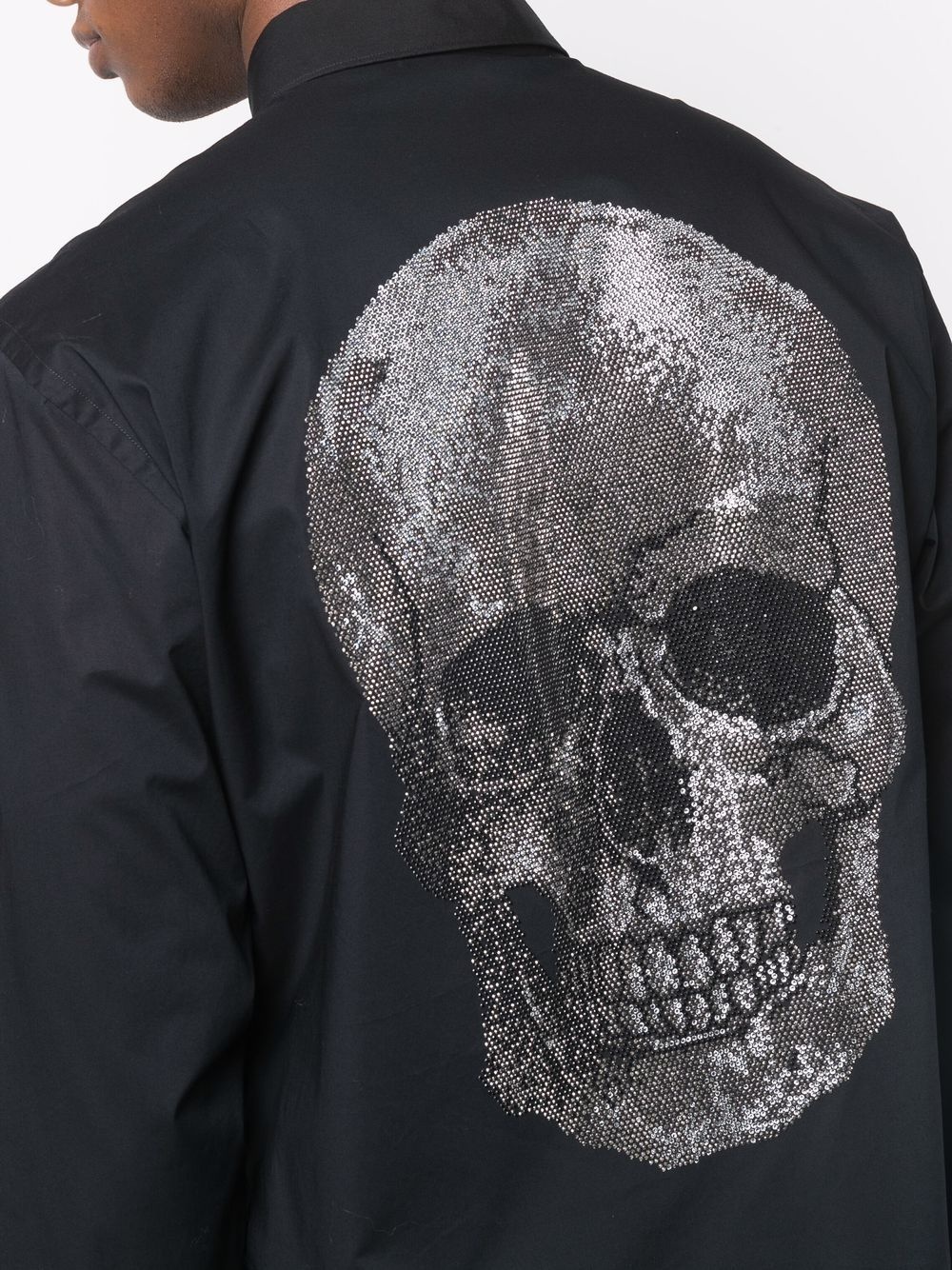 crystal skull long sleeved shirt - 5