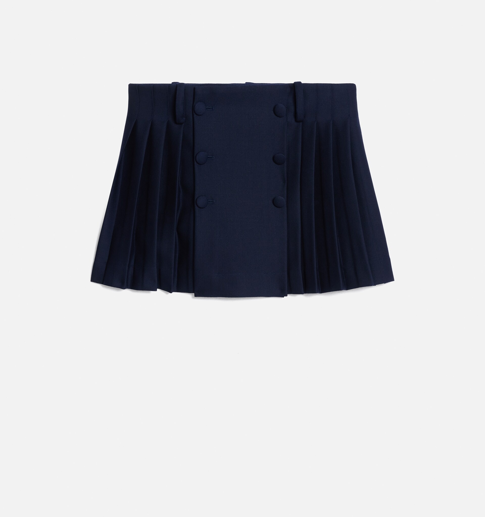 Buttoned Wrap Skirt - 5