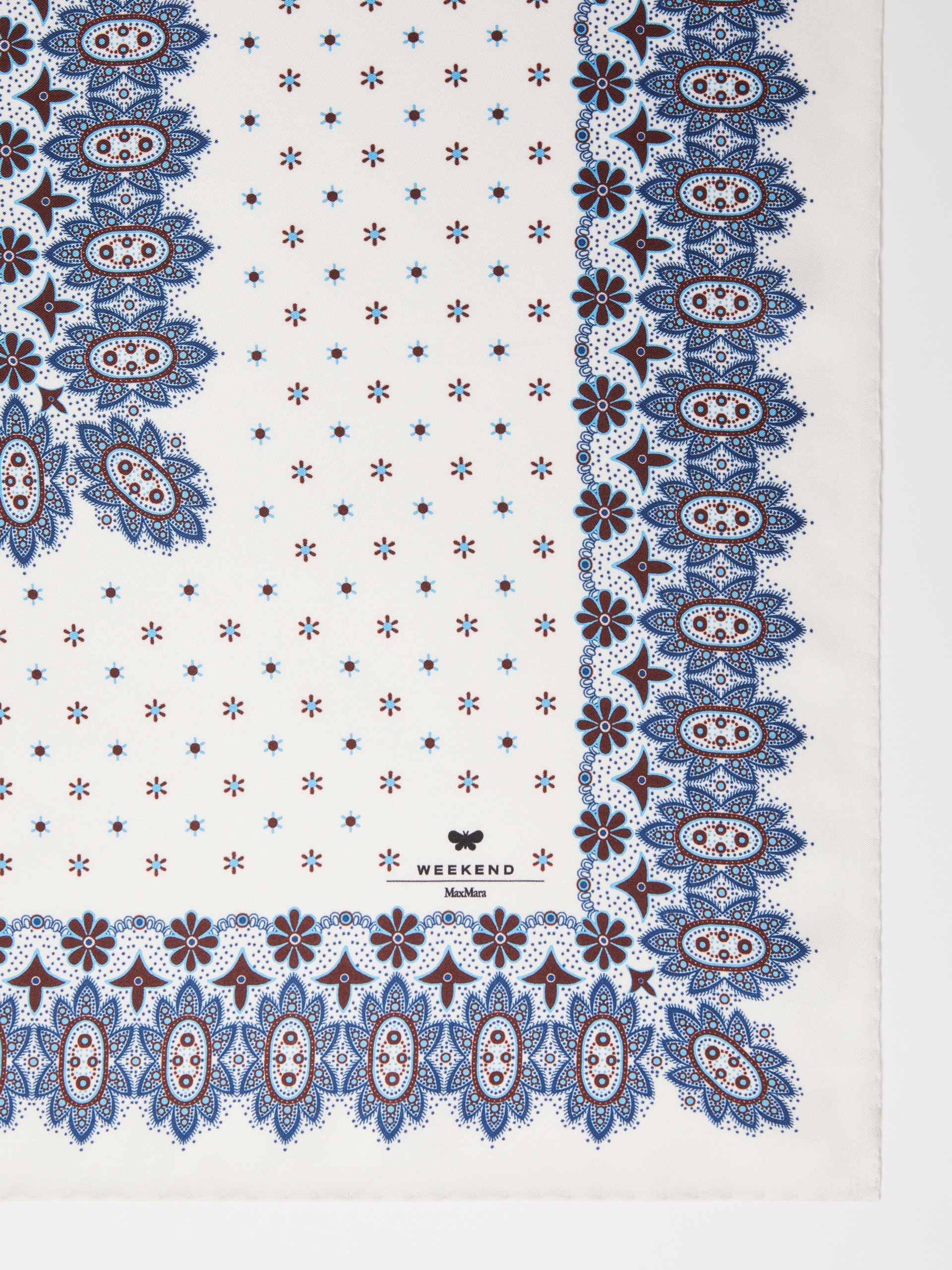 ONESTO Printed twill pocket square - 2