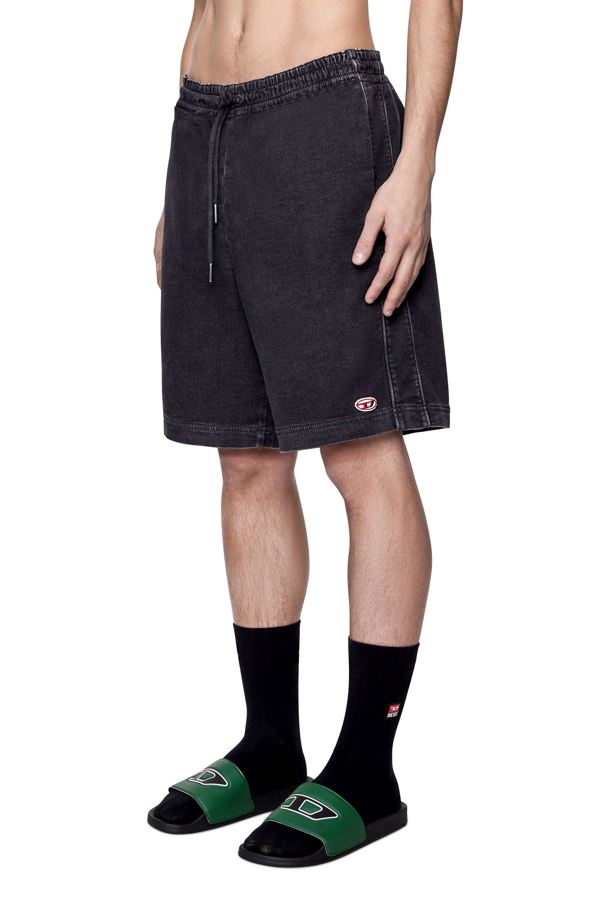 D-BOXY TRACK DENIM SHORTS - 6