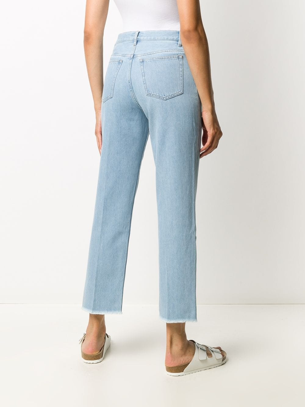 high rise cropped jeans - 4