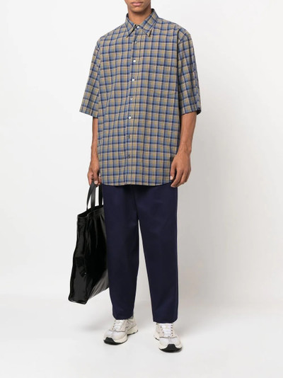 Marni elasticated tapered trousers outlook