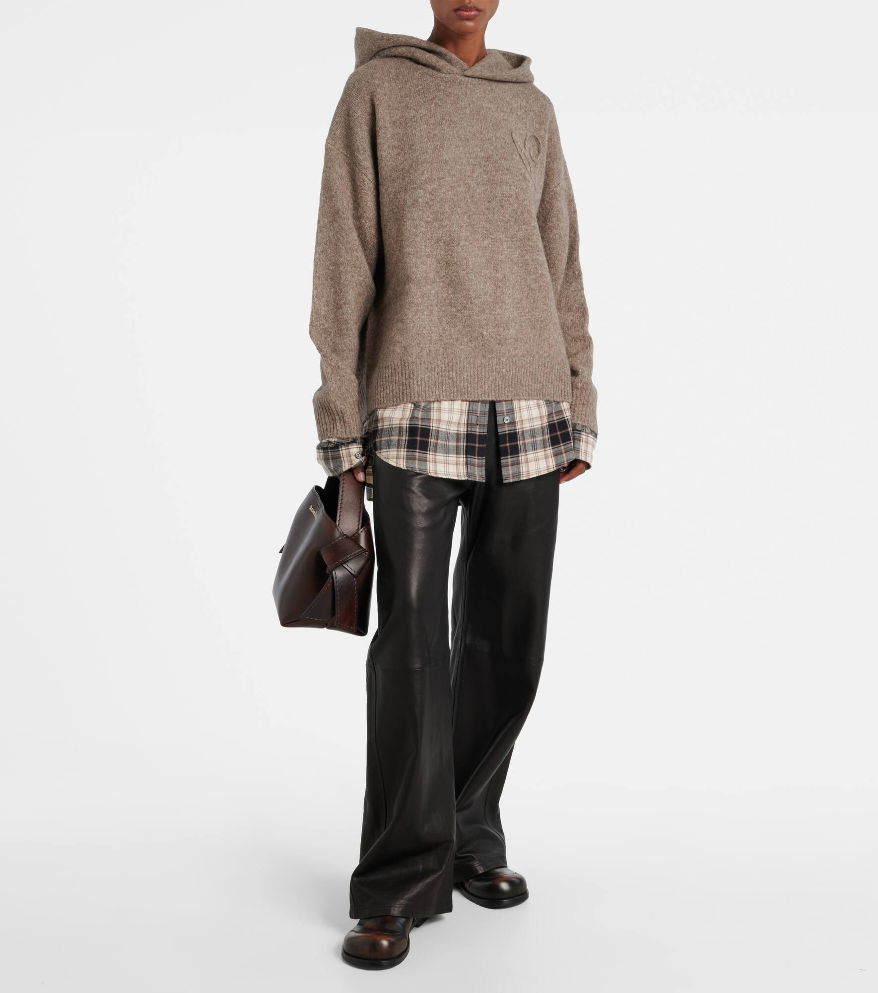 Layered wool-blend sweater - 2