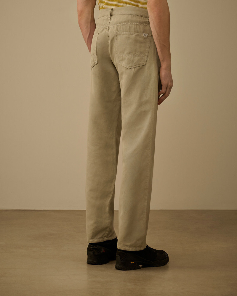 Cotton/Linen Five Pocket Pants 4