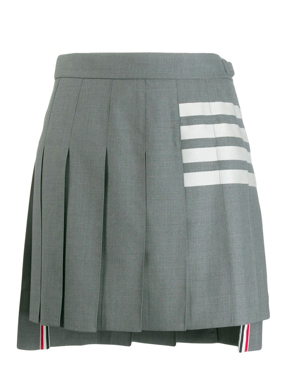 Thom Browne Mini Dropped Back Pleated Skirt | club21