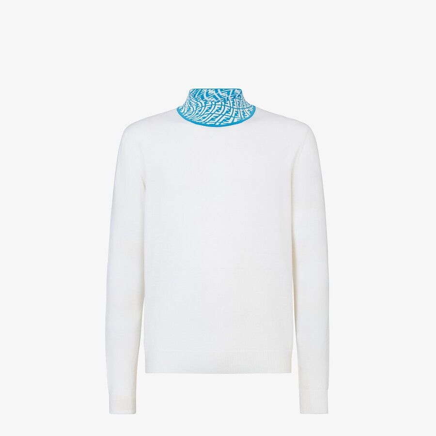 White wool jumper - 1