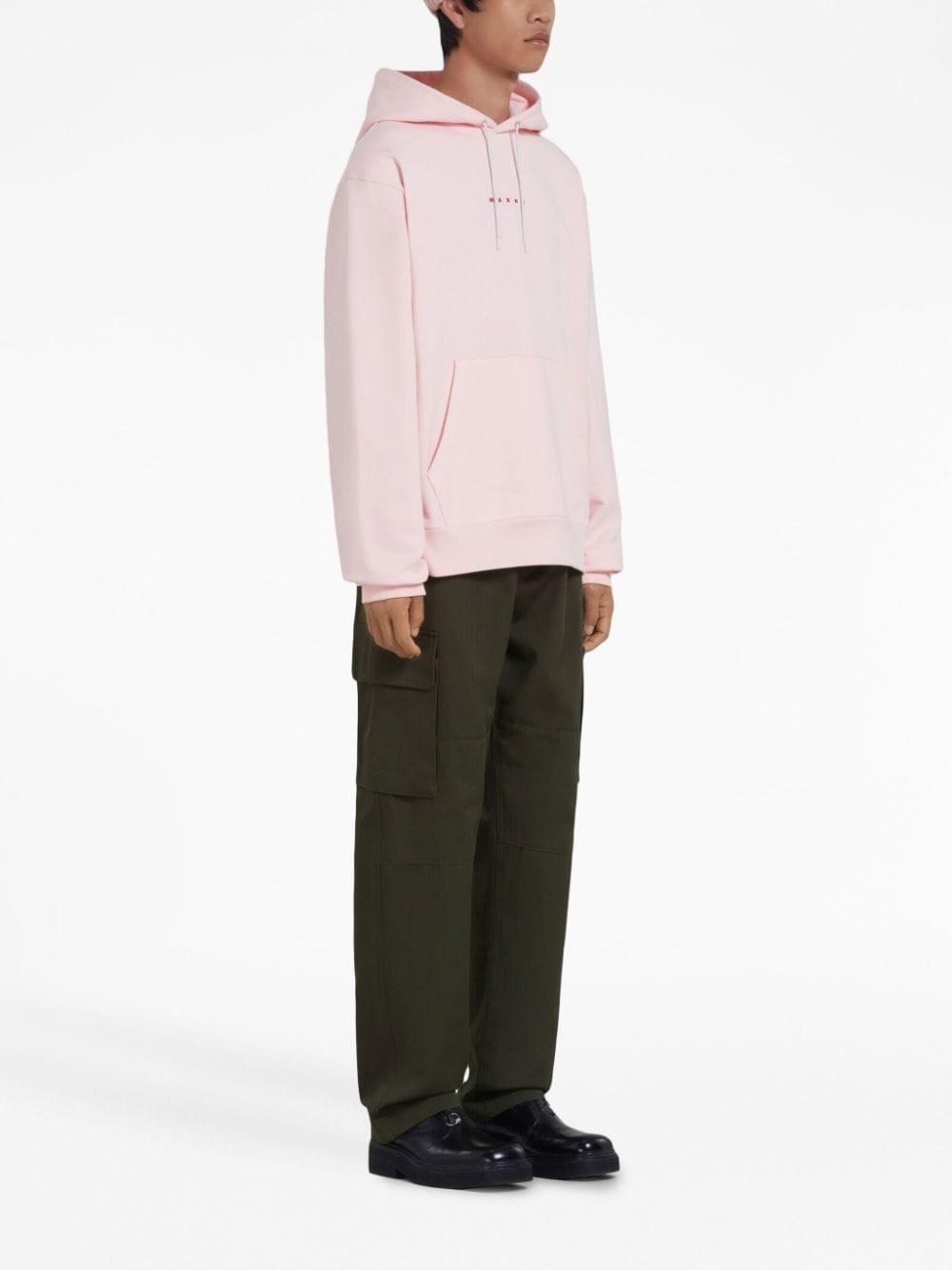 straight-leg cotton cargo trousers - 2