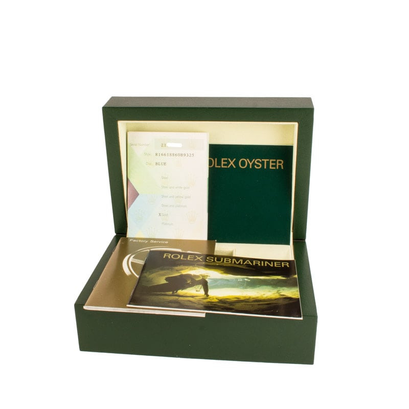 Pre-owned Rolex Submariner ref 16618 18k Yellow Gold - 4