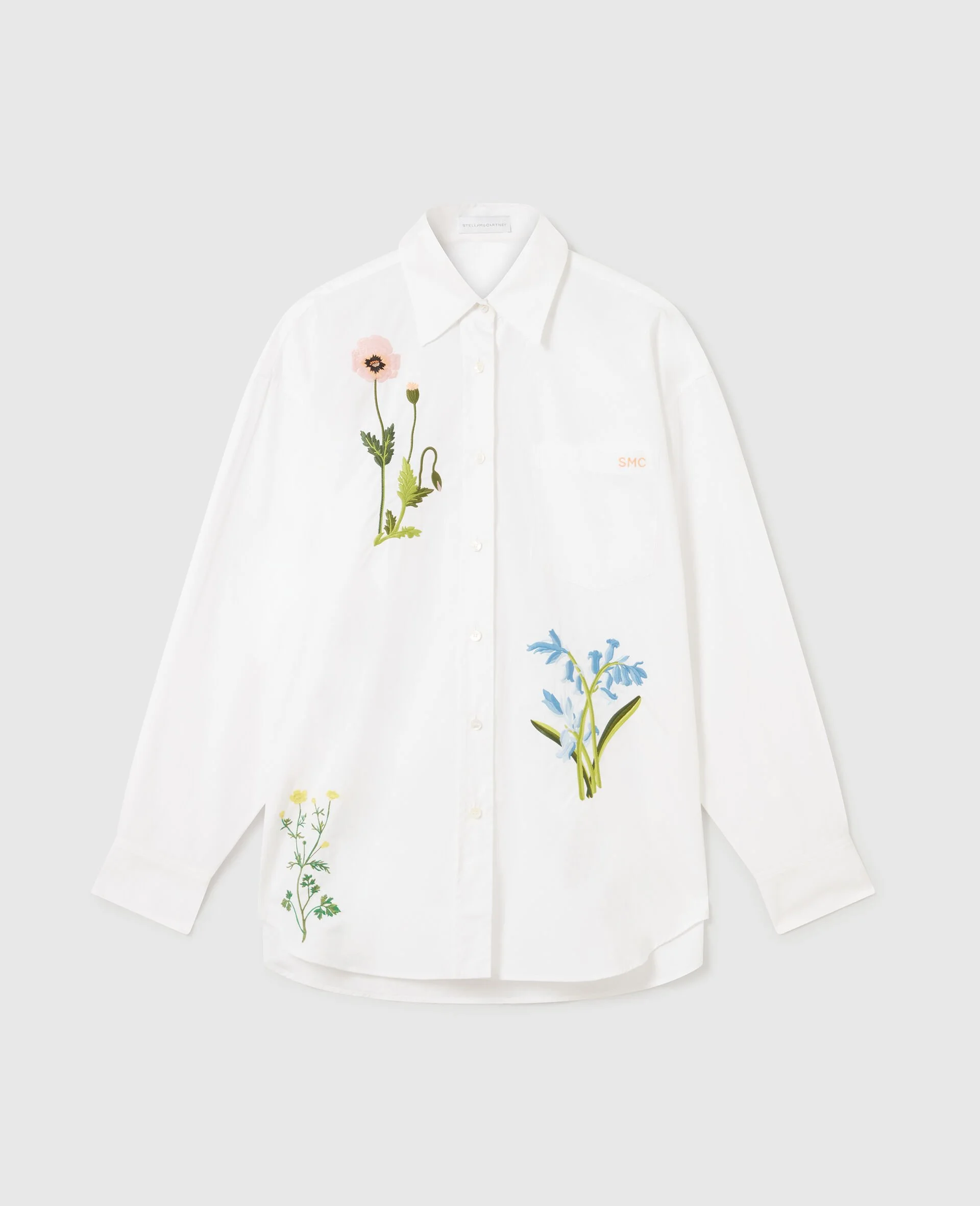 Floral Embroidered Shirt - 1
