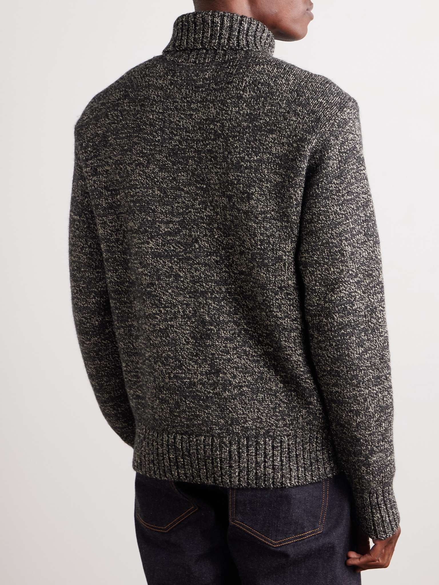 RRL “Marled Turtle Neck Sweater” M RRL By Ralph Lauren Marled
