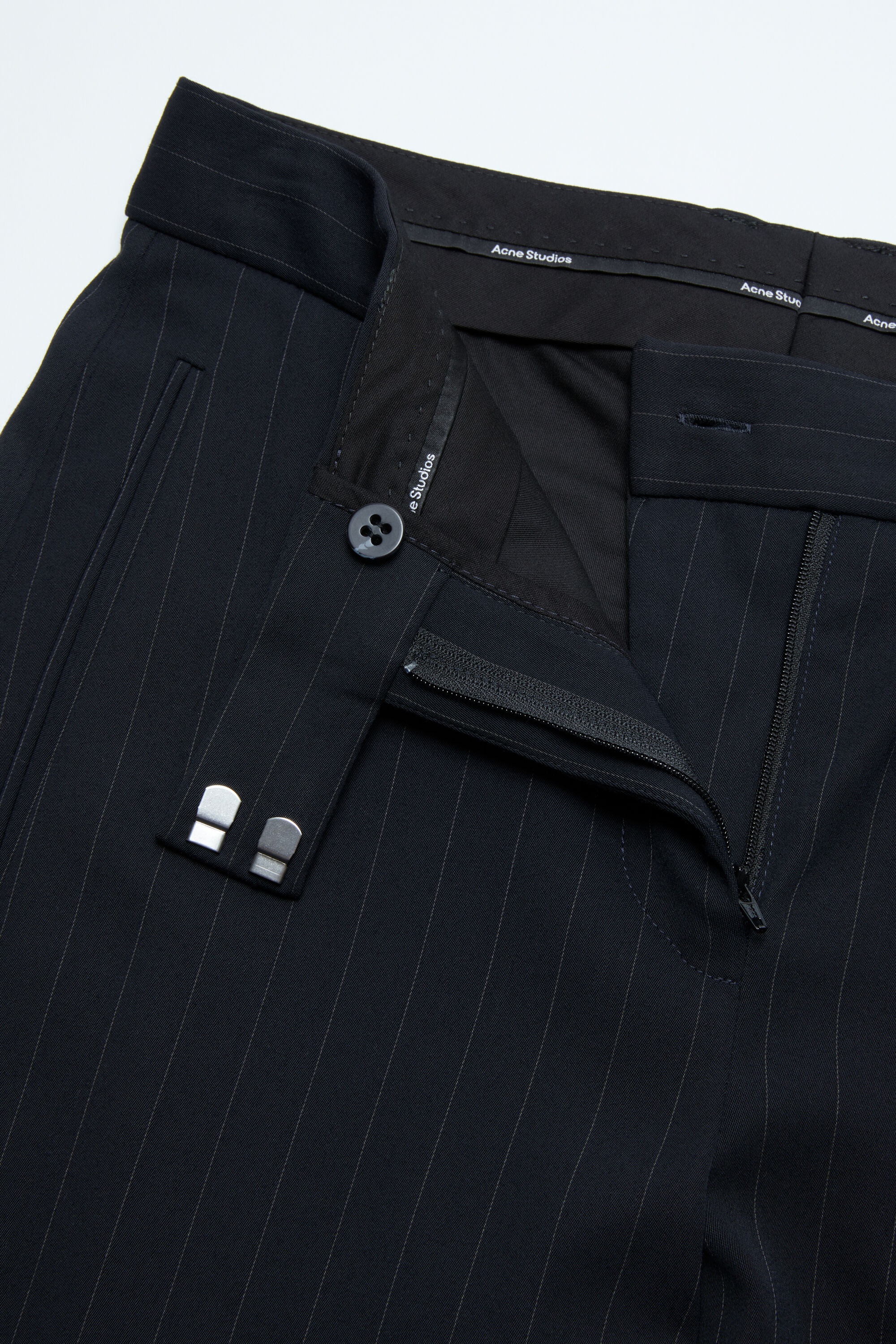 Pinstripe trousers - Navy blue - 6