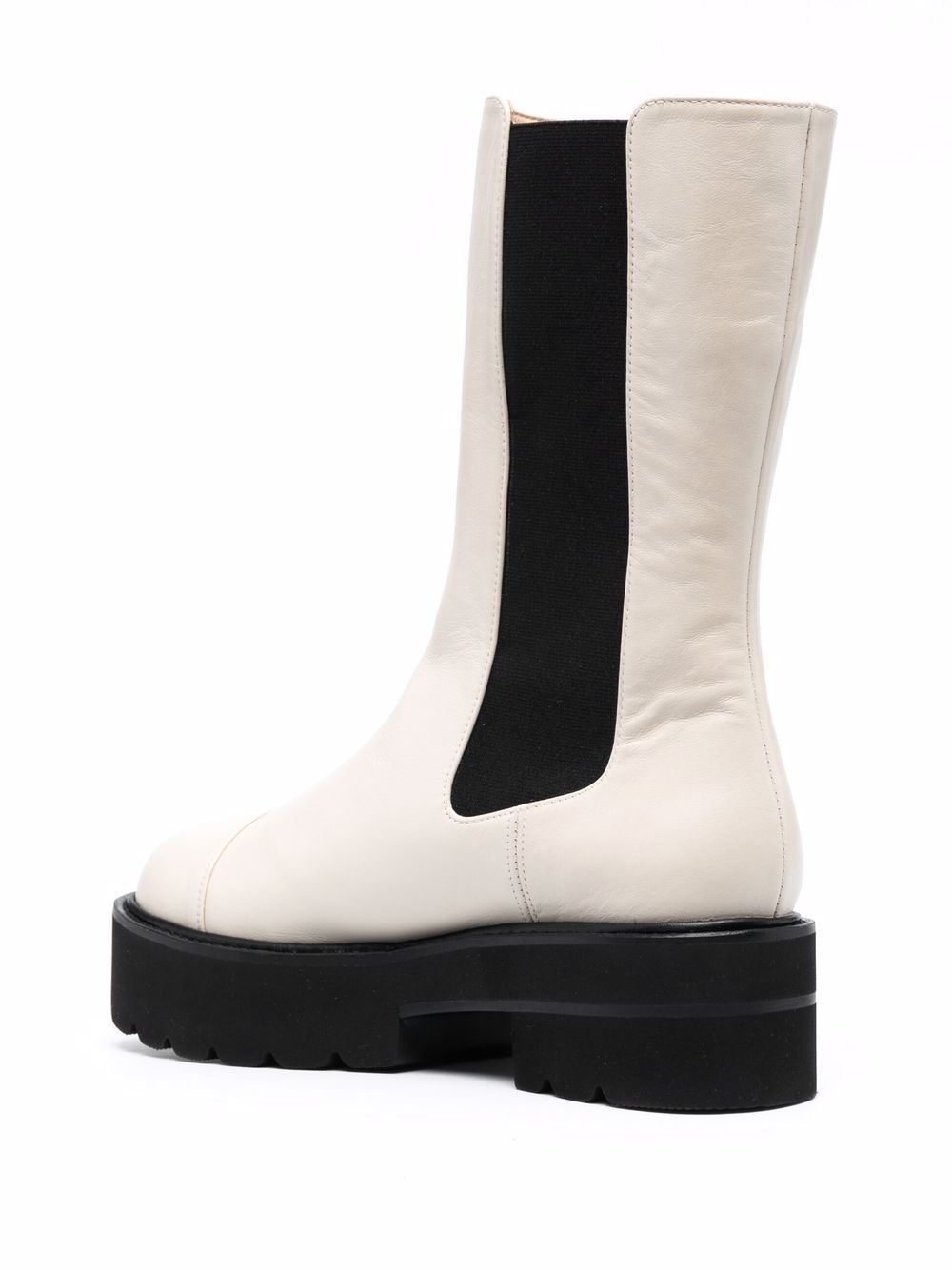 chunky leather boots - 3