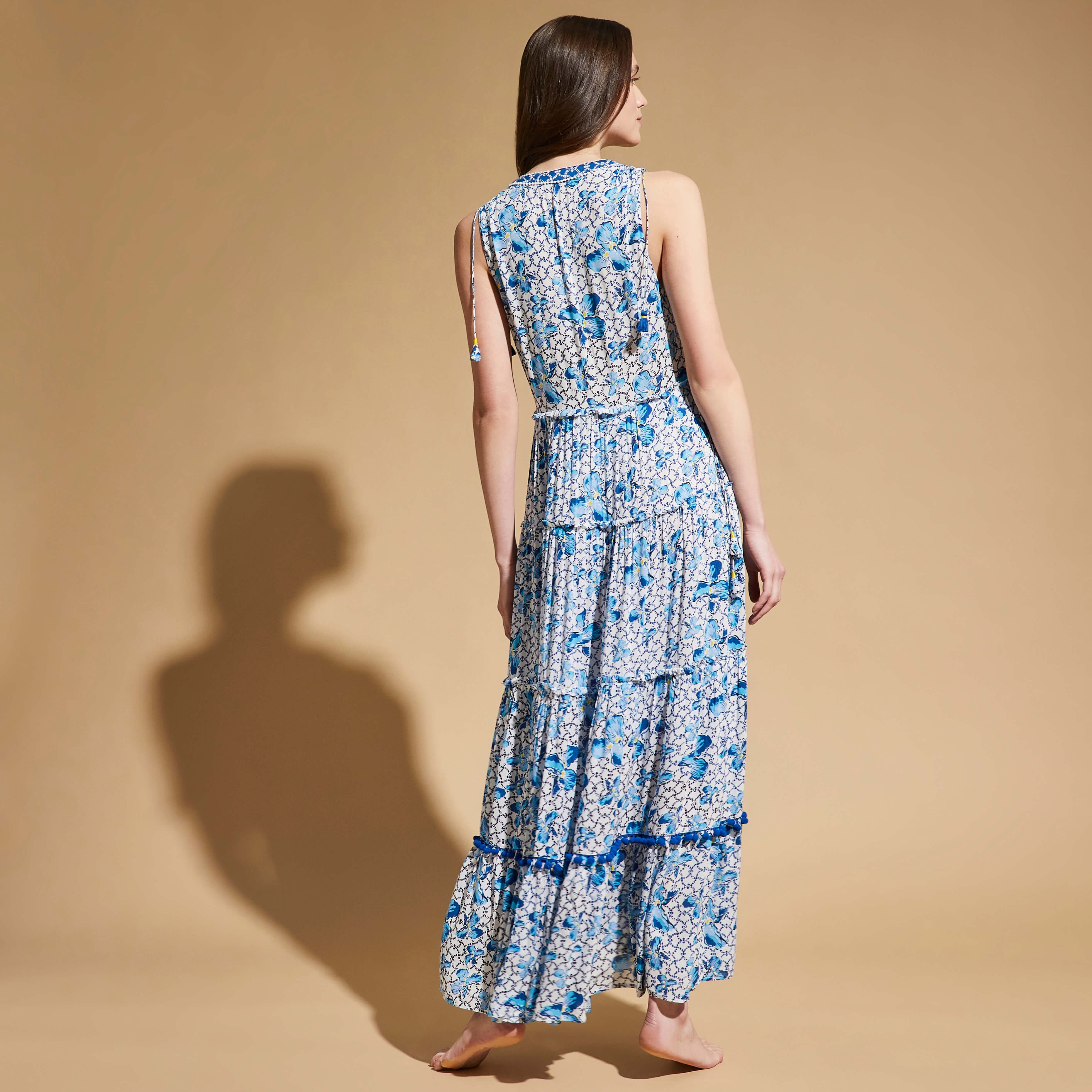 Women Maxi Dress Iris Lace- Vilebrequin x Poupette St Barth - 4