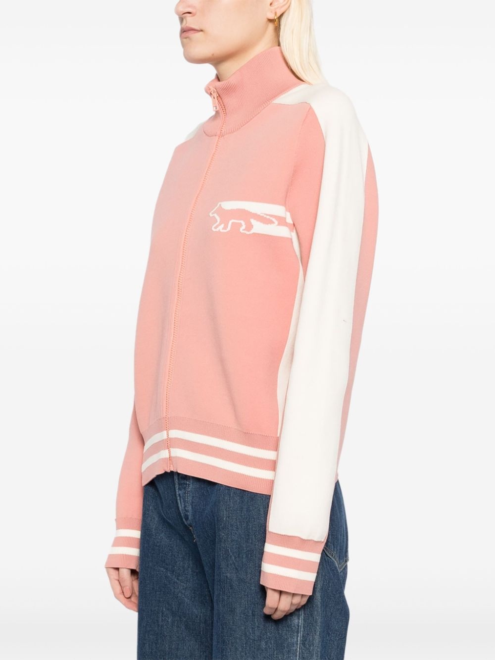 flash fox zipped cardigan - 3