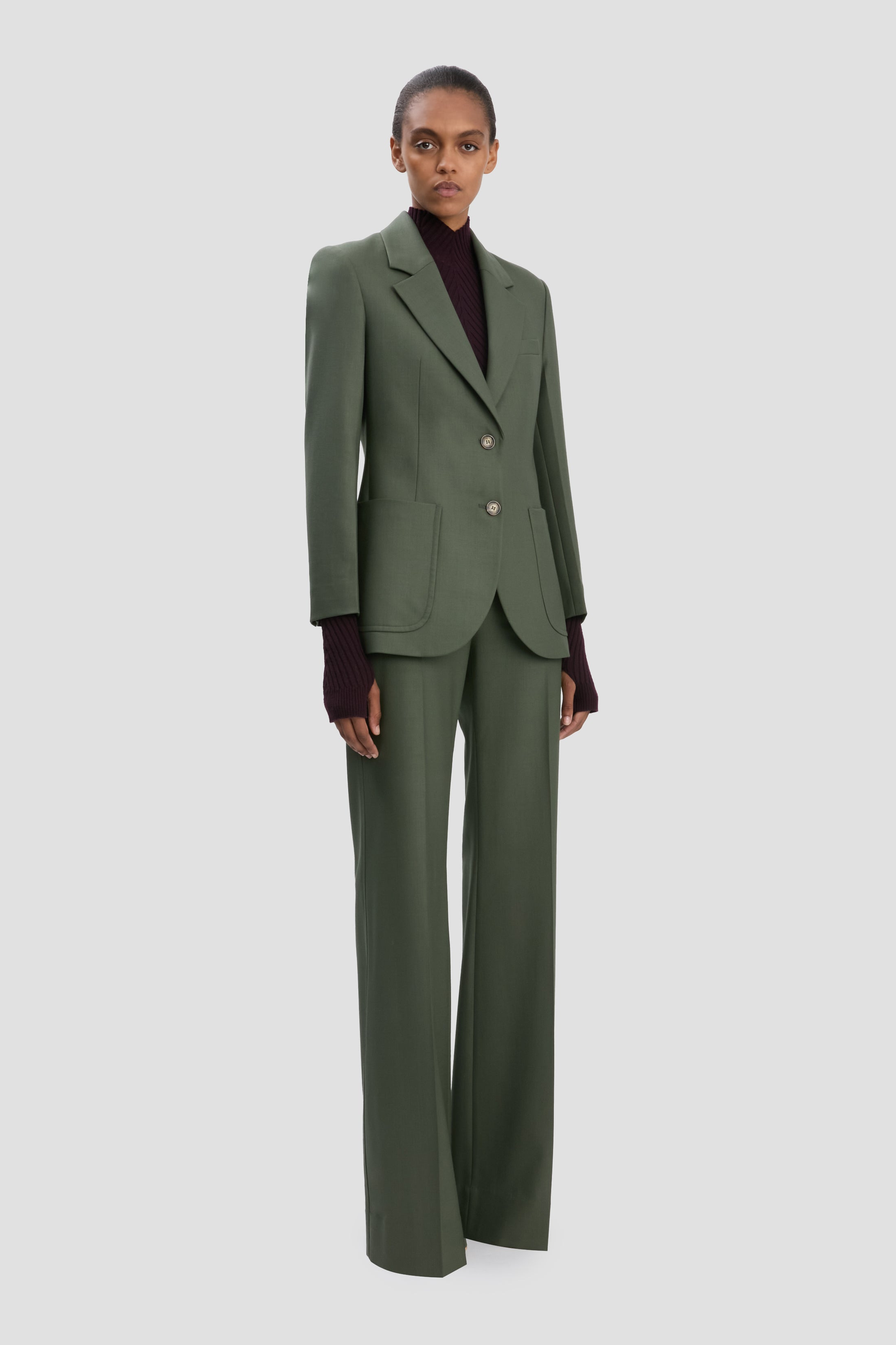 Patch Pocket Jacket In Oregano - 3