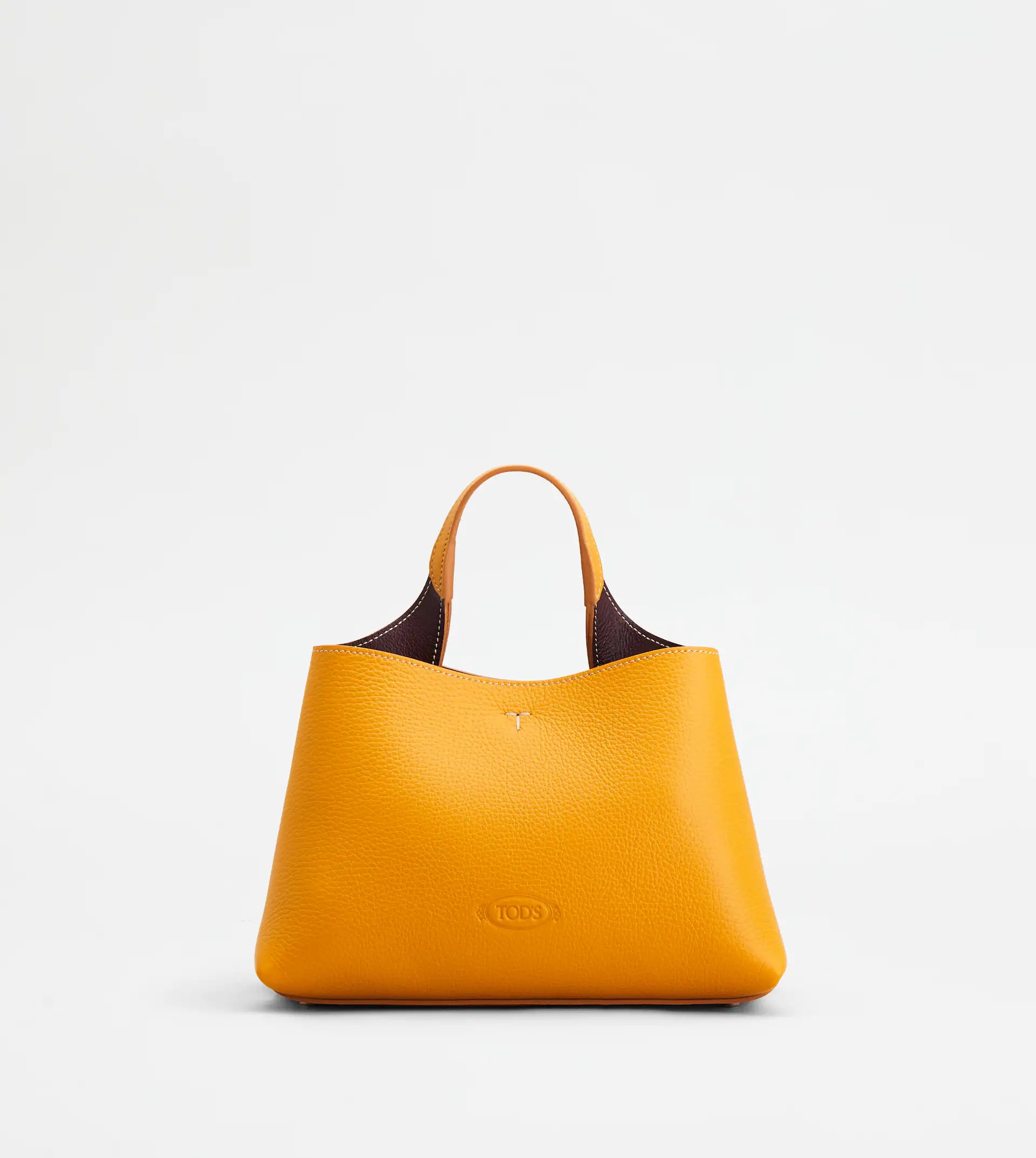 BAG IN LEATHER MICRO - YELLOW - 1