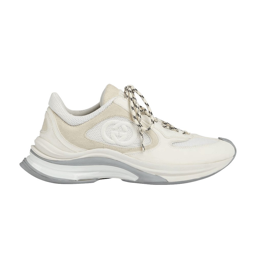 Gucci Wmns Run Sneaker 'White Suede' - 1