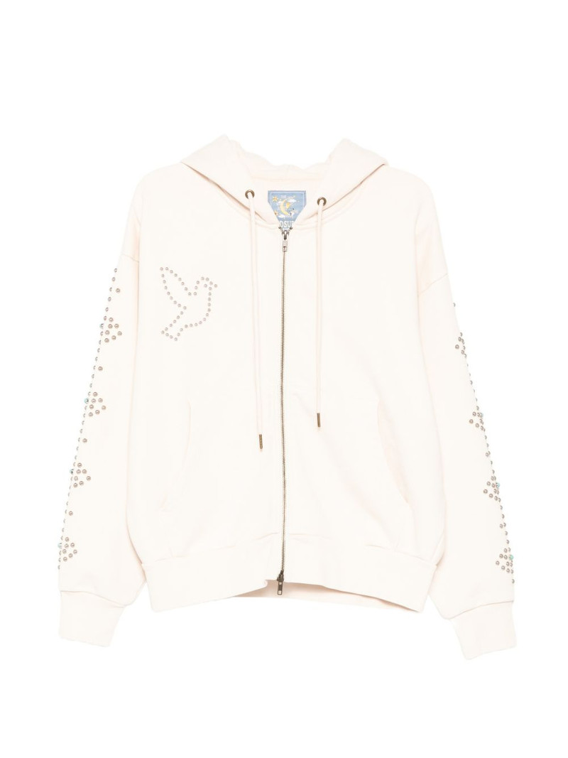 Dove & Eye stud-embellished hoodie 1