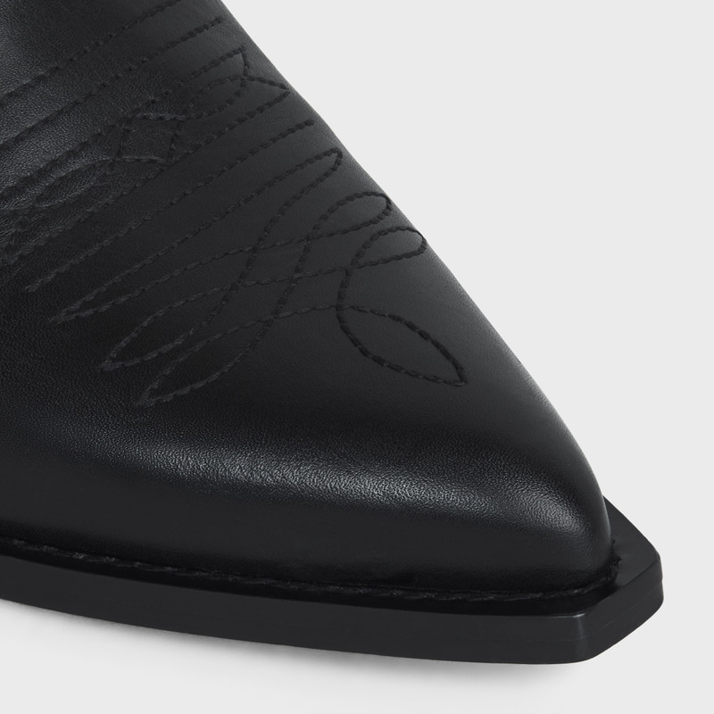 CELINE MOON ZIPPED BOOTS WITH HARNESS in Calfskin 4