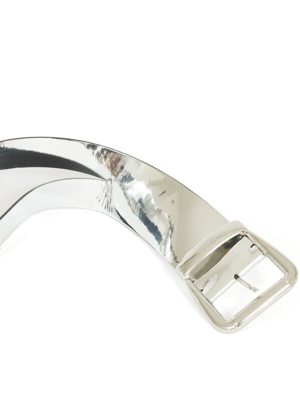 metallic-effect belt - 3