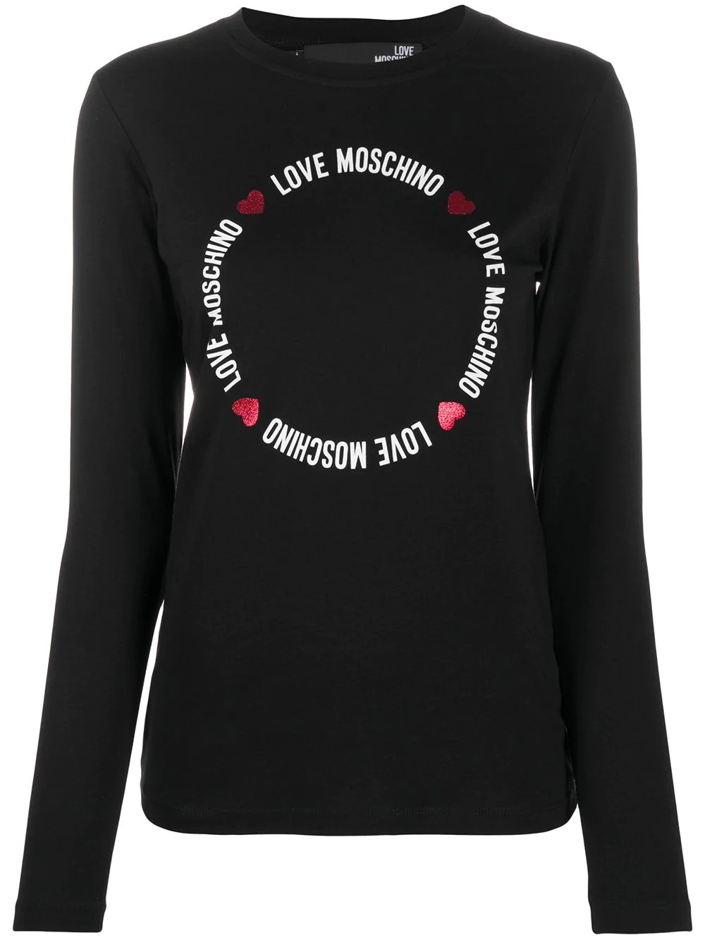 long-sleeved logo T-shirt - 1