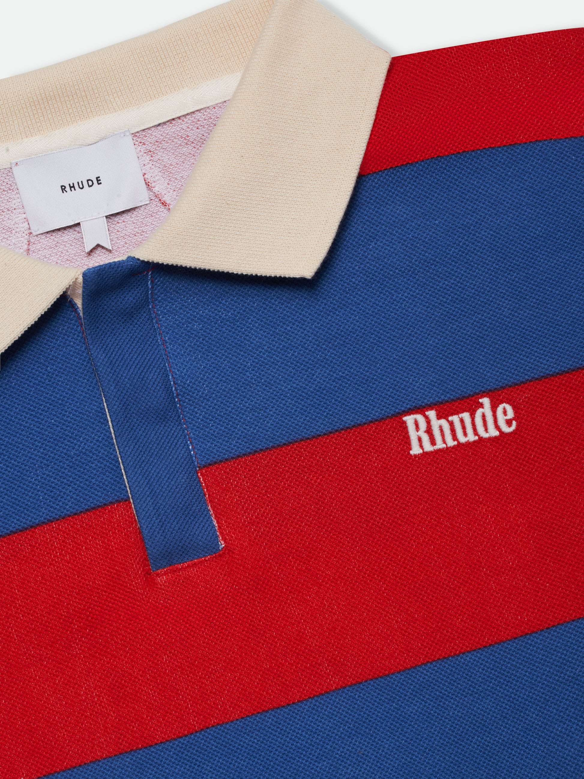 STRIPED PIQUE POLO - 3