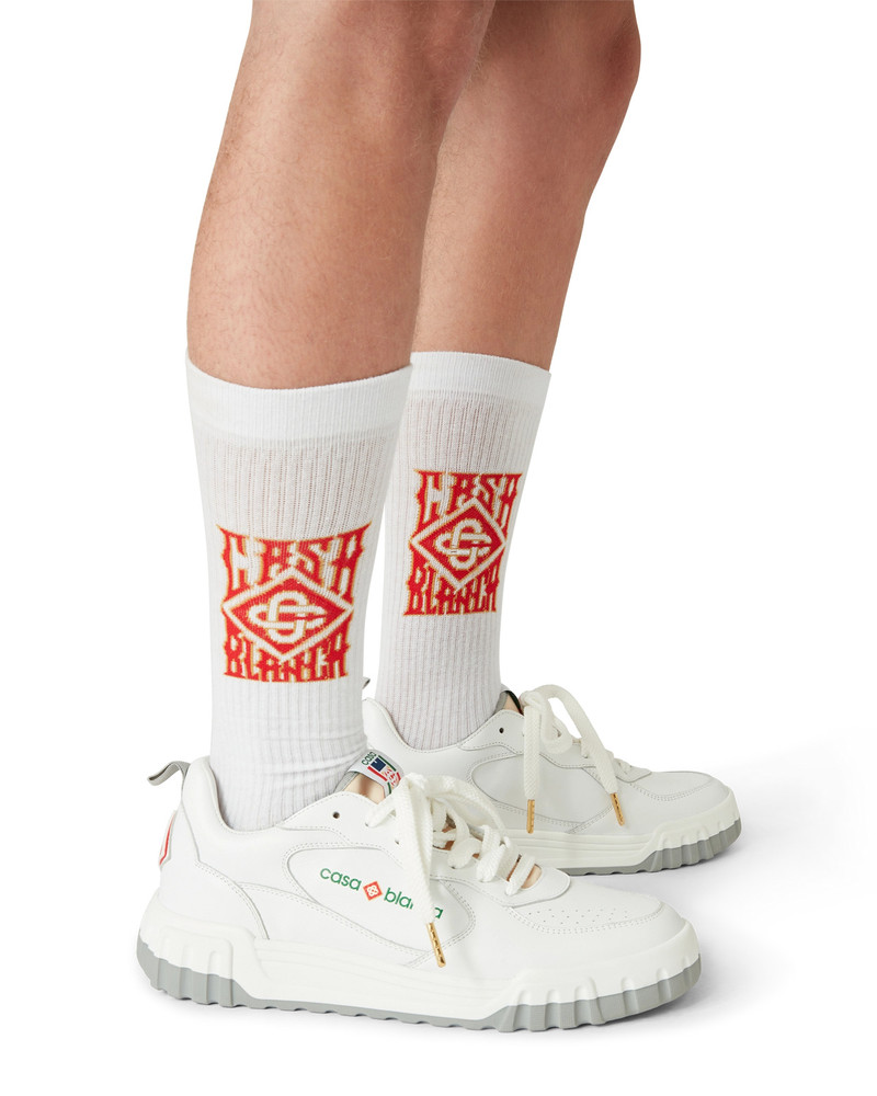 Gothic Logo Socks | Casablanca Paris 3