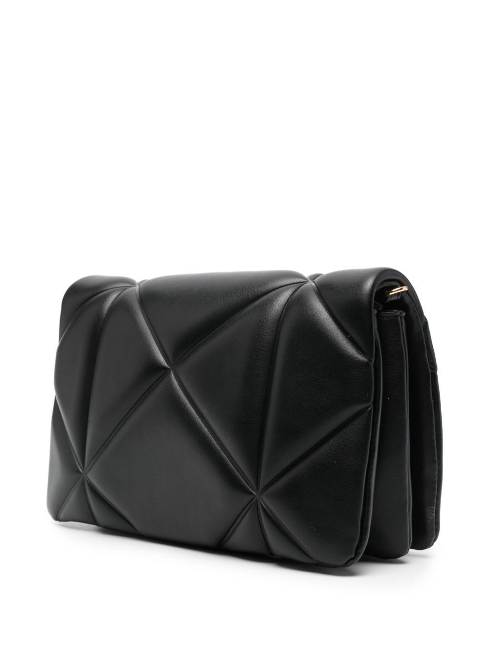 quilted logo-plaque shoulder bag - 3