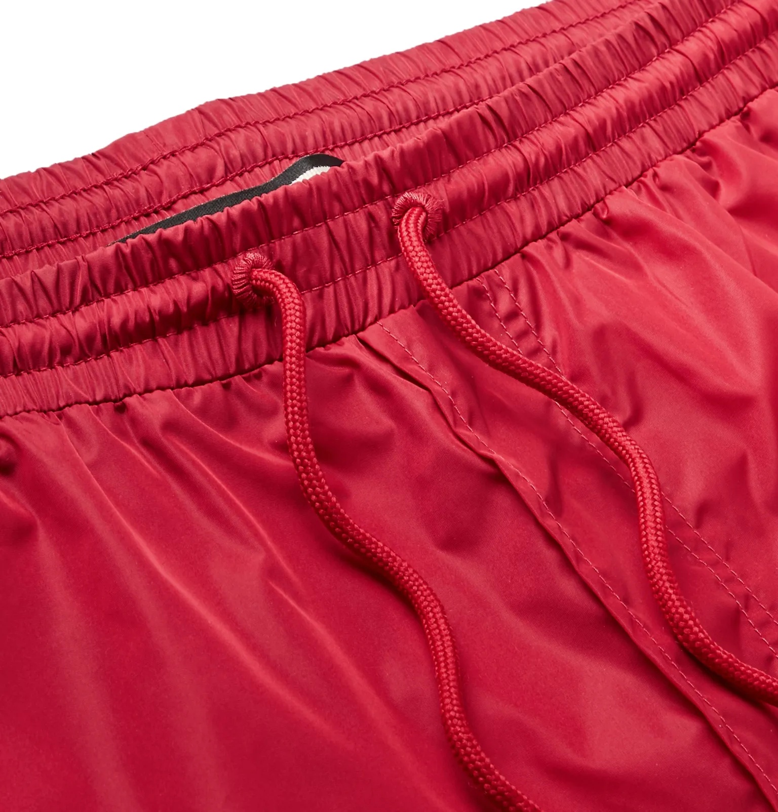 Slim-Fit Mid-Length Logo Webbing-Trimmed Swim Shorts - 5